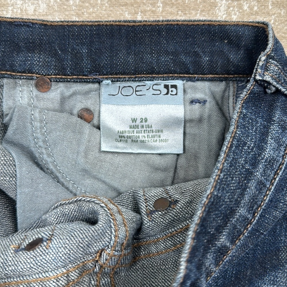 Joes Jeans Cigarette Fit Kimmy Wash Denim Mid Rise Inseam Size W29 - Picture 6 of 6
